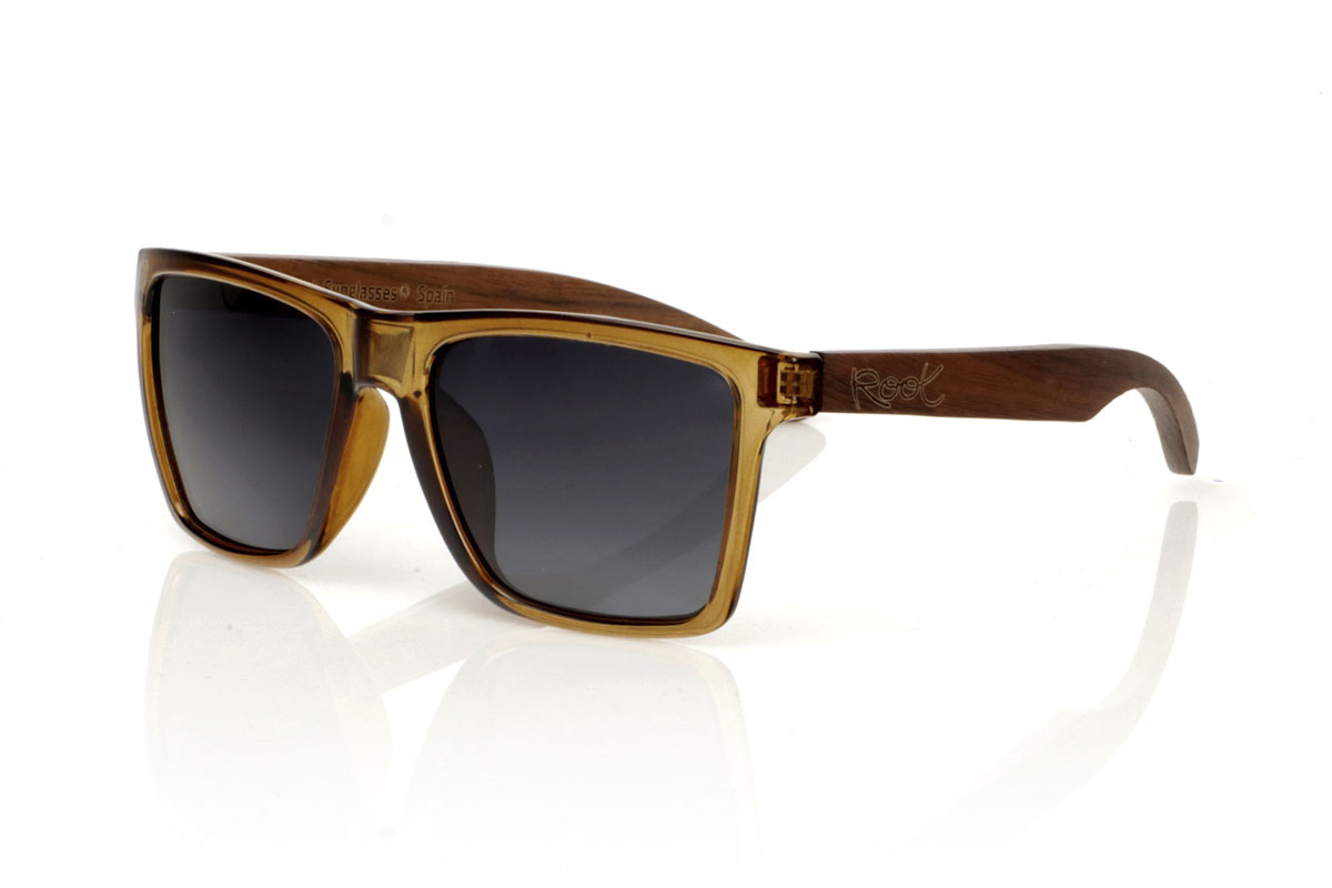 Wood eyewear of Walnut modelo RUN KHAKI Wholesale & Retail | Root Sunglasses® 